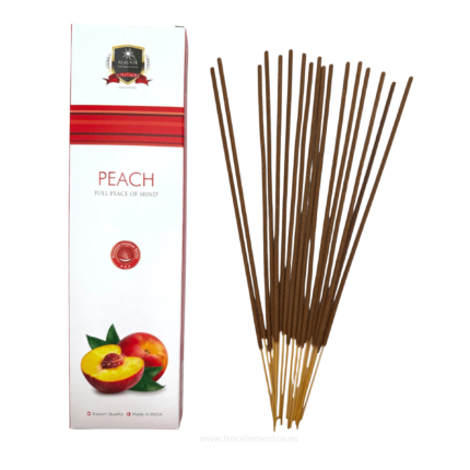 Incienso Melocotón Alaukik 30 g aroma dulce y relajante
