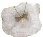 Collar Acero 4 Elementos dorado