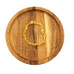 Pulsera elástica chip de Citrino natural
