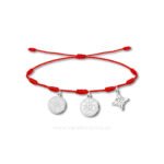 Pulsera roja protección total con tetragrammatón y arcángel Miguel