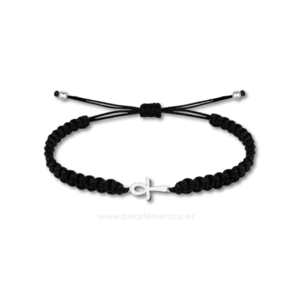 Pulsera ajustable ankh egipcia de acero inoxidable