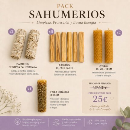 Pack sahumerios ritual de limpieza y protección