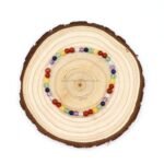 Pulsera 7 chakras con minerales naturales de 4 mm