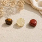 Kit minerales Actívate con Ojo de Tigre Citrino y Jaspe Rojo