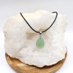 Colgante gota de Aventurina Verde natural