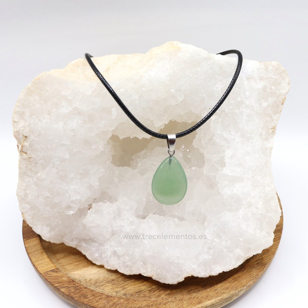 colgante-gota-aventurina-verde Colgante gota de Aventurina Verde natural