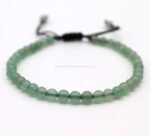 Pulsera ajustable de Aventurina Verde para suerte y prosperidad