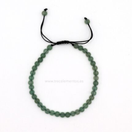 Pulsera de Aventurina Verde natural ajustable