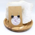 Pendientes Azabache Plata de ley