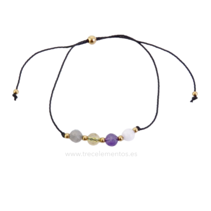 Pulsera Buena Suerte y Exito con minerales naturales