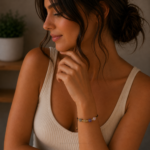 Pulsera de Labradorita Citrino Amatista y Cuarzo Rosa