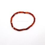 Pulsera Elástica de Cornalina 4mm