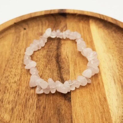 Detalle de mineral Cuarzo Rosa natural