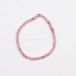 Pulsera Elastica Cuarzo Rosa 4 mm
