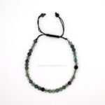 Pulsera Ajustable Fluorita 4mm