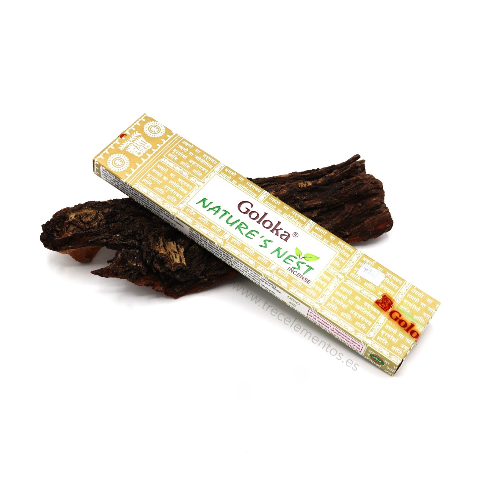 GOLOKA NATURE'S NEST Incienso Nature's Nest artesanal de 15 gramos