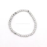Pulsera Elastica Howlita 4 mm