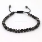 Pulsera Labradorita Ajustable 4 mm