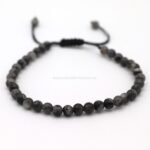 Pulsera Labradorita Ajustable 4 mm