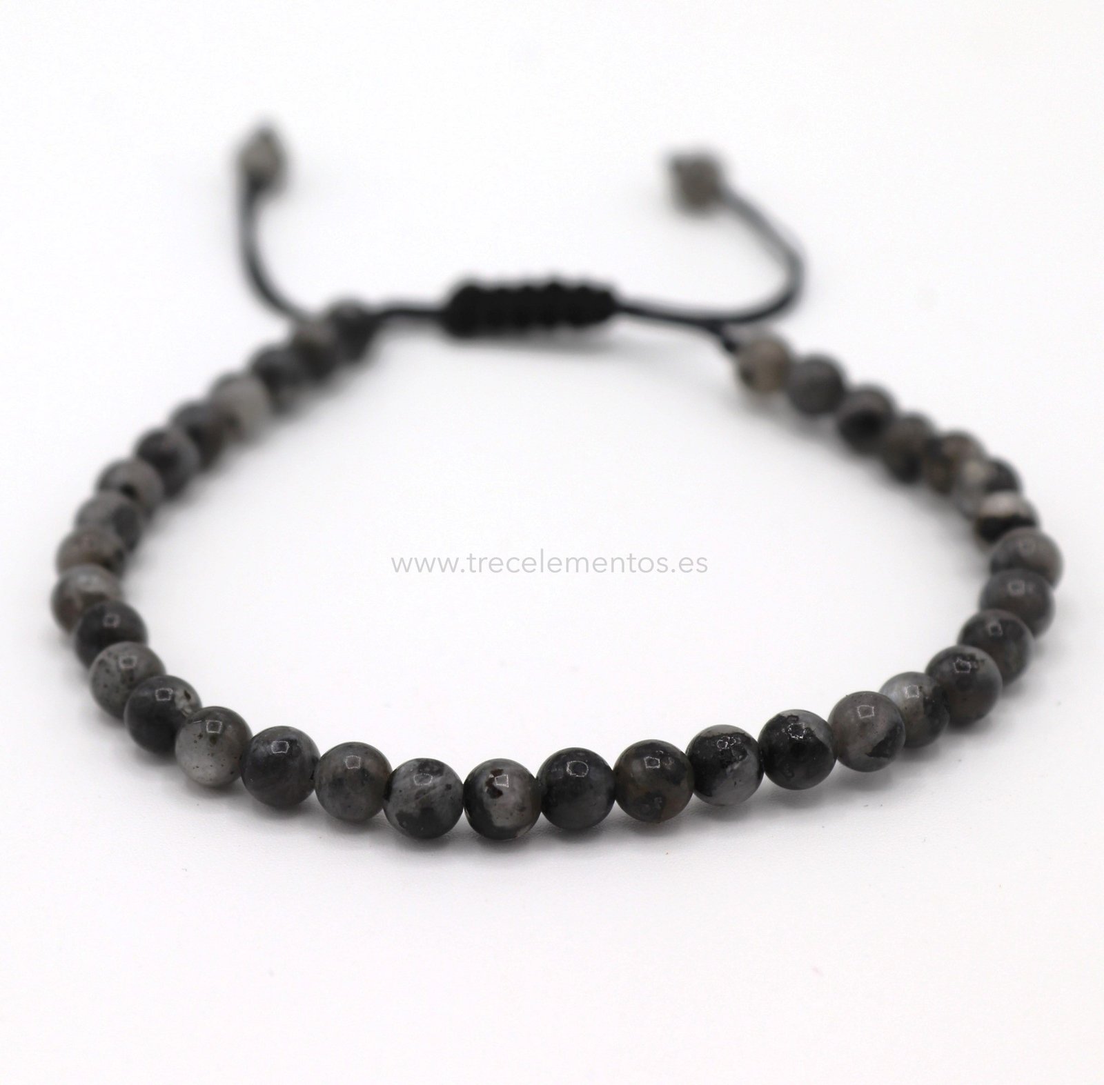 LABRADORITA AJUSTABLE Pulsera Labradorita Ajustable 4 mm