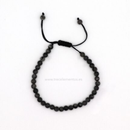 Pulsera de Labradorita natural ajustable