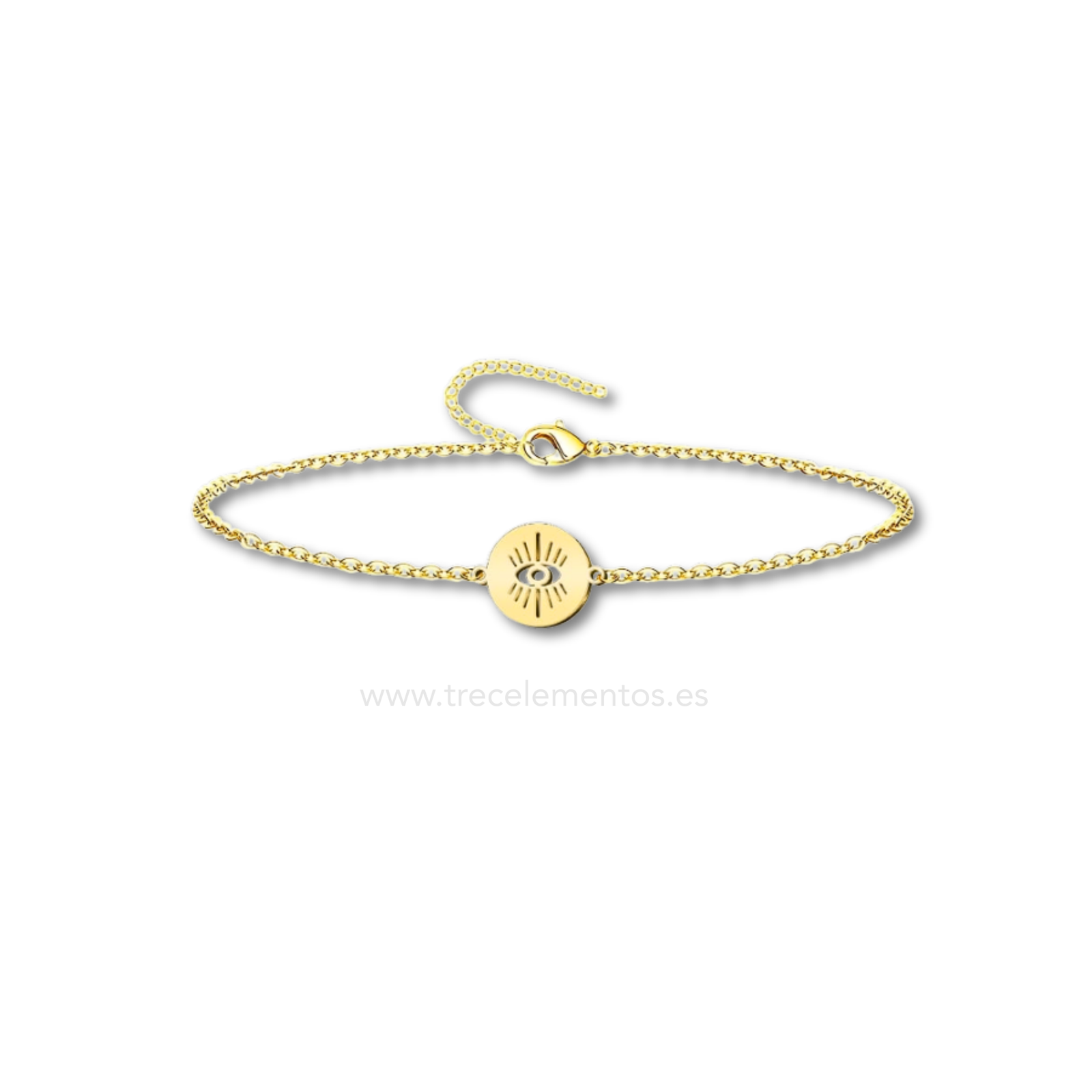OJO TURCO do Pulsera Ojo Turco de acero dorado