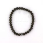 Pulsera Elastica Pirita Faceteada 6 mm