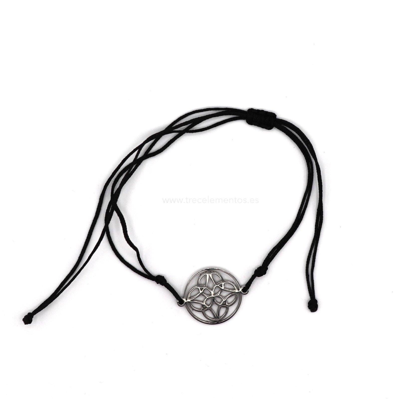 PULSERA FLOR VIDA ACERO Pulsera Ajustable Flor de la Vida Acero