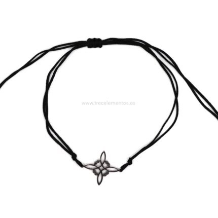 Pulsera Ajustable Nudo de Bruja Acero