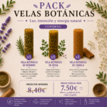Pack Velas Botánicas