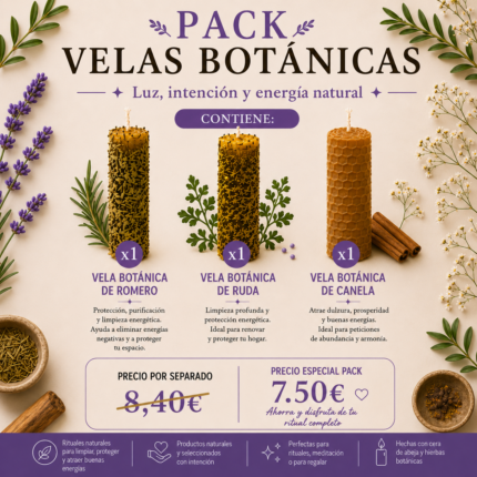 Pack Velas Botánicas