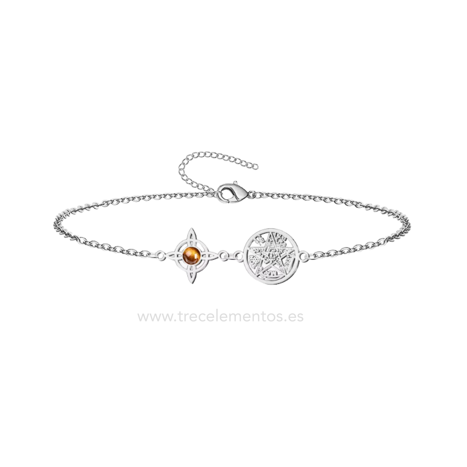 Pulsera Triple protección Pulsera Acero Triple Proteccion
