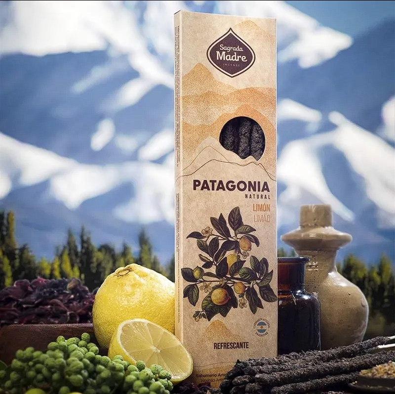 Sagrada Madre Patagonia Limon incienso artesanal
