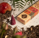 Conos aromáticos de rosa para relajación y bienestar emocional