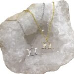 Collar Acero Triple Luna