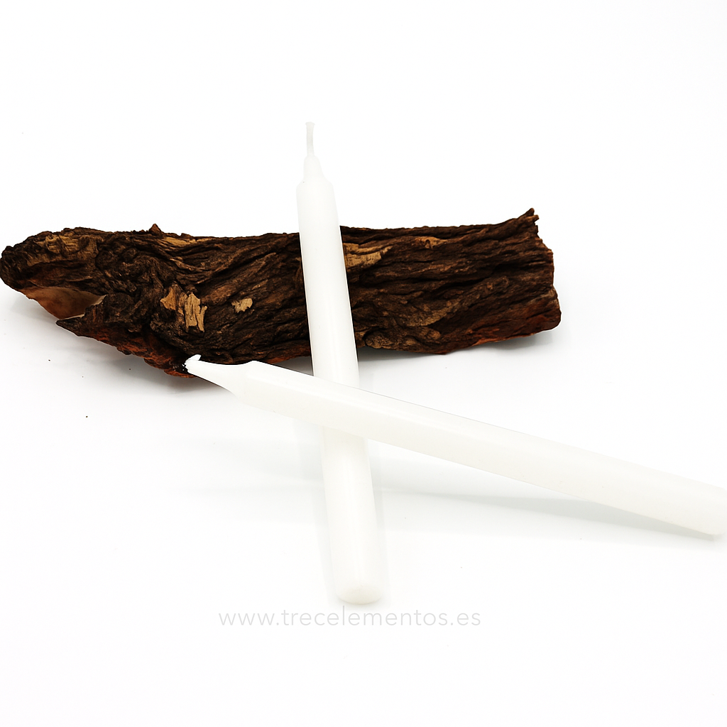 velas-blancas-17cm Velas blancas 17cm para limpieza energética y protección