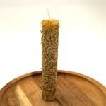 Vela de cera de abeja y romero para limpieza y prosperidad