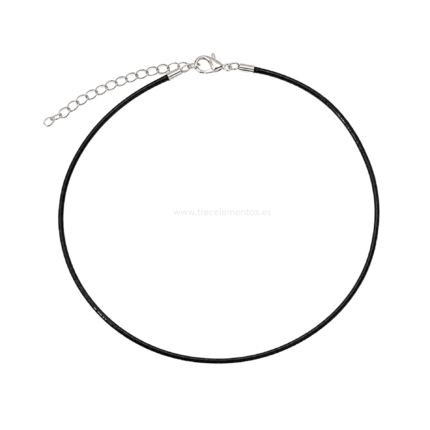 Cordón de Cera Negro 50 cm