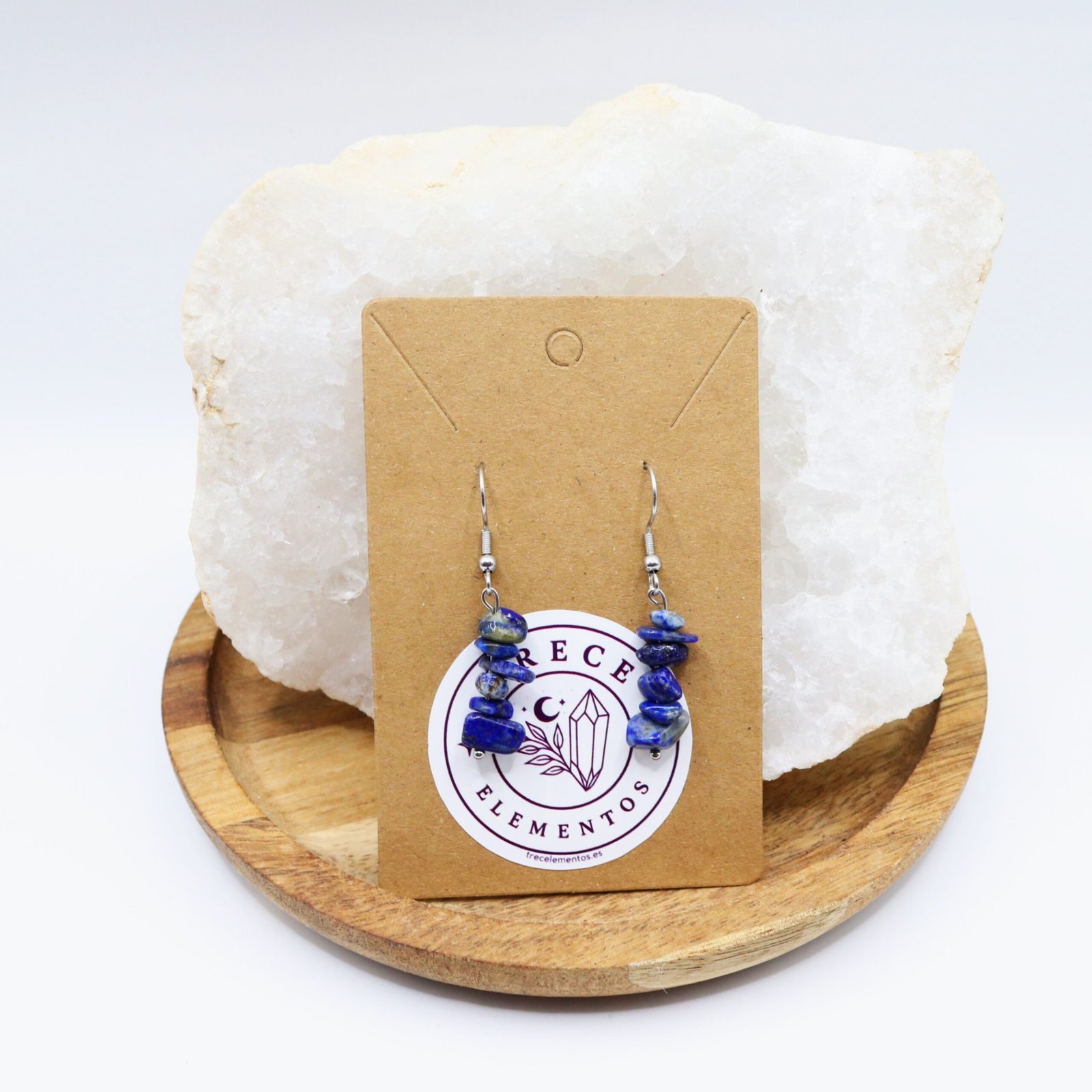 pendientes-chip-lapislazuli-acero Pendientes chip de Lapislázuli natural en acero inoxidable