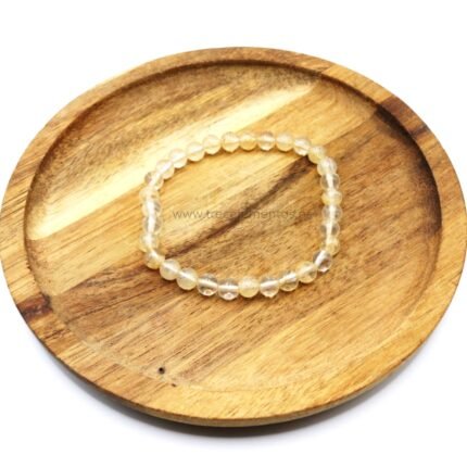 Pulsera Elástica Citrino 6 mm
