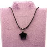 Colgante Estrella de Onix Negro natural