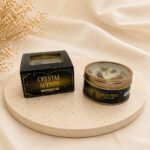 Vela mineral de Ojo de Tigre con aroma a vainilla