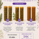Pack Doble Velas Botánicas