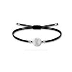 Pulsera Ajustable Negra Arcángel Miguel Acero · Protección · Fuerza · Coraje Divino - Imagen 2