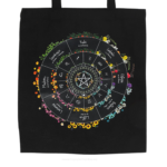 Bolsa reutilizable inspirada en astrologia y crecimiento personal