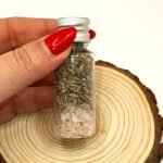 Potecito de Cuarzo Rosa y Lavanda
