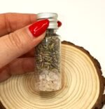 Potecito de Cuarzo Rosa y Lavanda