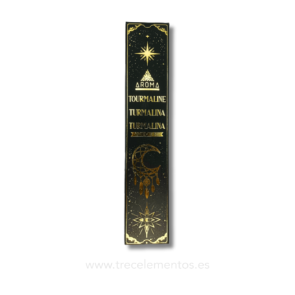Incienso Crystal de Turmalina AROMA para proteccion energetica
