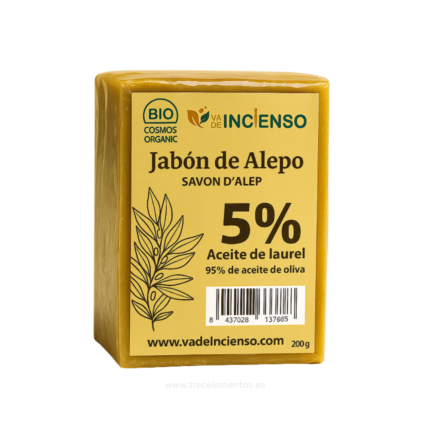 jabon alepo 5 laurel natural