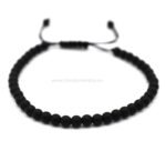 Pulsera ajustable de Onix natural para proteccion energetica